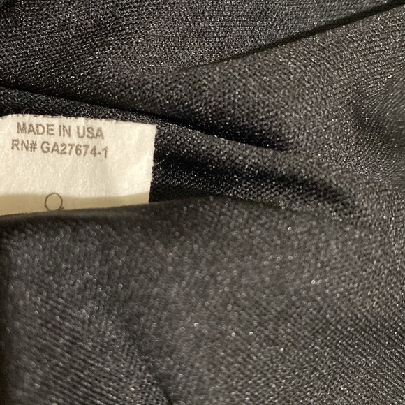 Eva Franco Houndstooth Print Sleeveless Ruffle Hem Dress Women Size 12 - Picture 11 of 11